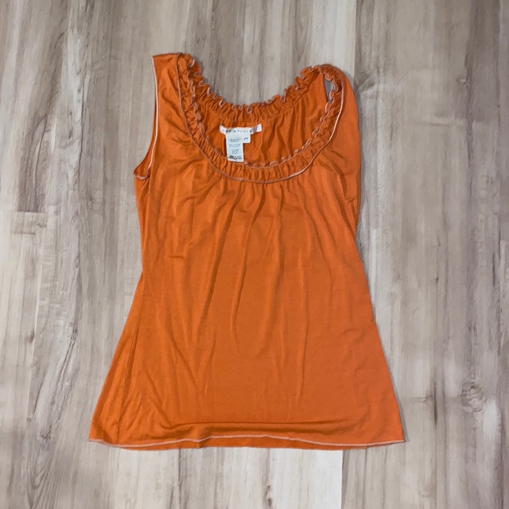 EUC Max Studio Orange sleeveless tank/blouse